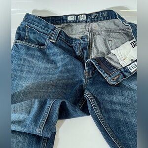 Free World Night Train Mens Jeans Blue Size 36